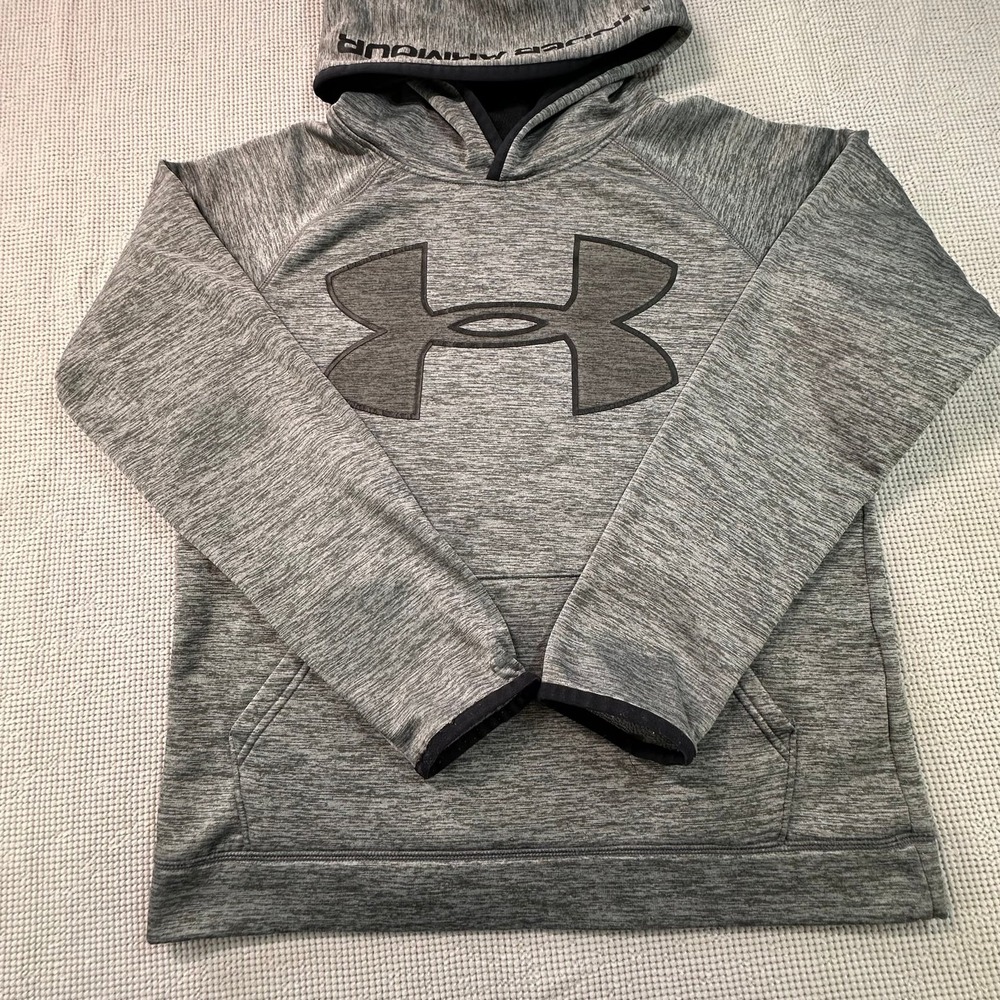 UNDER ARMOUR YOUTH‎ GRAY LOOSE FIT HOODIE SIZE L